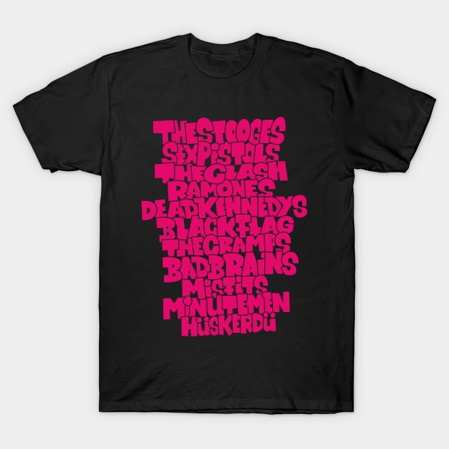 Punk Legends. Cult punk bands design. Punk rock will never die! Punk, ska, Oi. T-Shirt by Boogosh